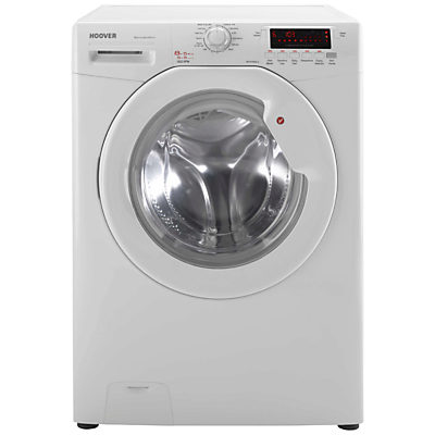 Hoover WDYN8154D Freestanding Washer Dryer, 8kg Wash/5kg Dry Load, B Energy Rating, 1400rpm Spin, White